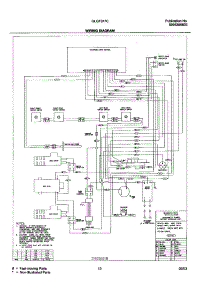 13 - Wiring Diagram parts for Frigidaire Range GLGF377CSA from AppliancePartsPros.com