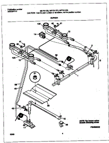 03 - Burner parts for Frigidaire Range MPF311PGWD from AppliancePartsPros.com