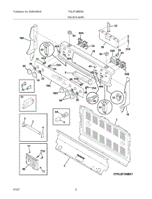 03 - Backguard parts for Frigidaire Range PGLEF388ES6 from AppliancePartsPros.com