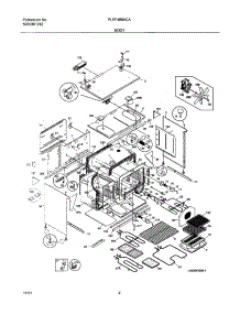 05 - Body parts for Frigidaire Range PLEF489ACA from AppliancePartsPros.com