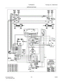 13 - Wiring Diagram parts for Frigidaire Range PLEF398DCE from AppliancePartsPros.com