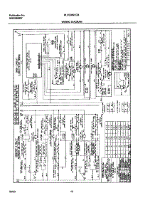 12 - Wiring Diagram parts for Frigidaire Range PLCS389CCB from AppliancePartsPros.com