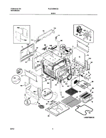 05 - Body parts for Frigidaire Range PLES389ACB from AppliancePartsPros.com
