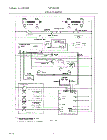 12 - Wiring Schematic parts for Frigidaire Range PLEFMZ99ECC from AppliancePartsPros.com