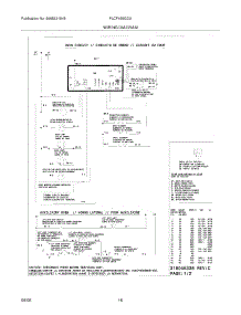 14 - Wiring Diagram parts for Frigidaire Range PLCF489GCA from AppliancePartsPros.com