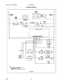 12 - Wiring Schematic parts for Frigidaire Range PLGF389CCC from AppliancePartsPros.com