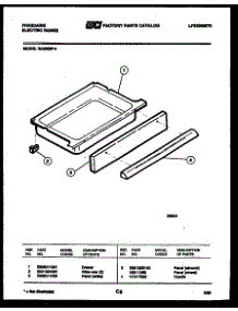 07 - Drawer Parts parts for Frigidaire Range RA30EW4 from AppliancePartsPros.com