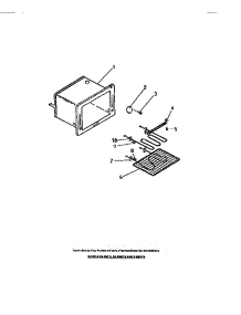10 - Oven Liner, Bake, Broil Elements parts for Frigidaire Range RA30BCH0 from AppliancePartsPros.com
