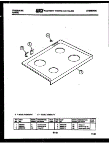 06 - Cooktop Parts parts for Frigidaire Range RA30BEW0 from AppliancePartsPros.com