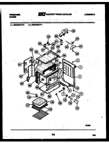 06 - Body Parts parts for Frigidaire Range RES36BFW1 from AppliancePartsPros.com