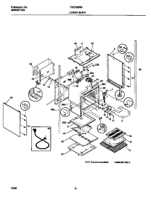 05 - Lower Body parts for Frigidaire Range TGO356BHD1 from AppliancePartsPros.com