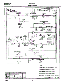 10 - Wiring Diagram parts for Frigidaire Range TGO356BHD1 from AppliancePartsPros.com
