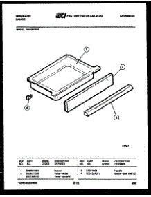 06 - Drawer Parts parts for Frigidaire Range RS34BFL2 from AppliancePartsPros.com