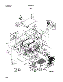 05 - Body parts for Frigidaire Range PLEF489ACC from AppliancePartsPros.com