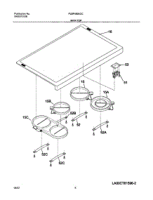 07 - Maintop parts for Frigidaire Range PLEF489ACC from AppliancePartsPros.com