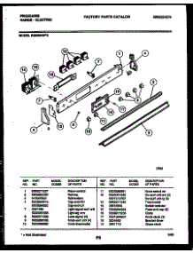 03 - Control Panel parts for Frigidaire Range RG533NL2 from AppliancePartsPros.com