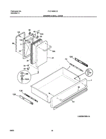 09 - Drawer / Small Door parts for Frigidaire Range PLEF489CCC from AppliancePartsPros.com