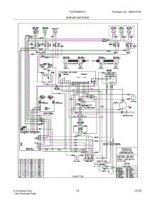 13 - Wiring Diagram parts for Frigidaire Range PLEFMZ99ECA from AppliancePartsPros.com