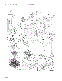 05 - Body parts for Frigidaire Range PLEFMZ99ECK from AppliancePartsPros.com