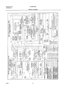 10 - Wiring Diagram parts for Frigidaire Range PLES389DCB from AppliancePartsPros.com
