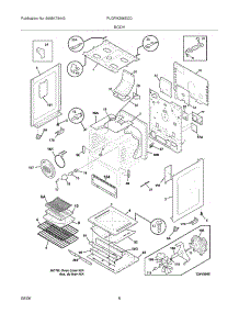 07 - Body parts for Frigidaire Range PLGFMZ96ECD from AppliancePartsPros.com