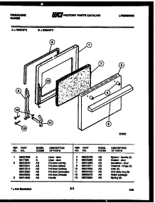 04 - Door Parts parts for Frigidaire Range R30AW3 from AppliancePartsPros.com