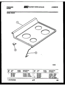 03 - Cooktop Parts parts for Frigidaire Range R30AL4 from AppliancePartsPros.com