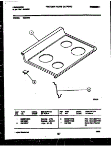 03 - Cooktop Parts parts for Frigidaire Range R30NW2 from AppliancePartsPros.com