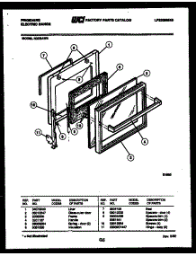 04 - Door Parts parts for Frigidaire Range R32BAL4 from AppliancePartsPros.com