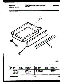 07 - Drawer Parts parts for Frigidaire Range R32BAL4 from AppliancePartsPros.com