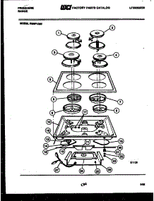 03 - Cooktop Parts parts for Frigidaire Cooktop RBSF129EL0 from AppliancePartsPros.com