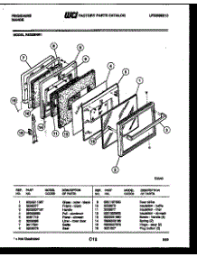 04 - Door Parts parts for Frigidaire Range RE32BNL1 from AppliancePartsPros.com