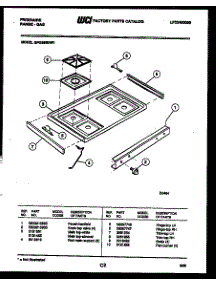 03 - Cooktop Parts parts for Frigidaire Range GPG38BNL1 from AppliancePartsPros.com