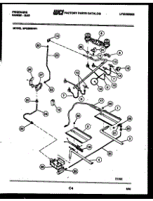 05 - Burner, Manifold And Gas Control parts for Frigidaire Range GPG38BNL1 from AppliancePartsPros.com