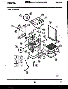 06 - Body Parts parts for Frigidaire Range GPG38BNL2 from AppliancePartsPros.com