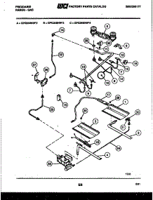 06 - Burner, Manifold And Gas Control parts for Frigidaire Range GPG34BNL4 from AppliancePartsPros.com