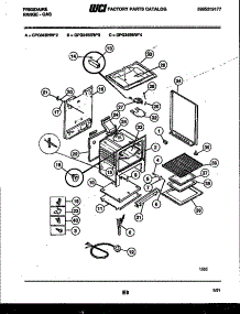 07 - Body Parts parts for Frigidaire Range GPG34BNL4 from AppliancePartsPros.com