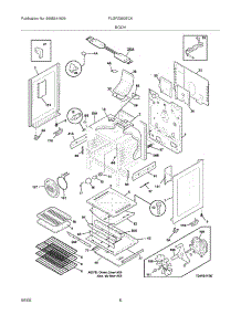 07 - Body parts for Frigidaire Range PLGFZ390ECK from AppliancePartsPros.com