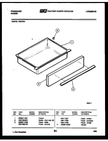 07 - Drawer Parts parts for Frigidaire Range R30AF4 from AppliancePartsPros.com