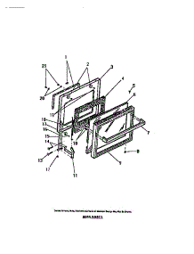 08 - Oven Door, Panels parts for Frigidaire Range R30BCH1 from AppliancePartsPros.com