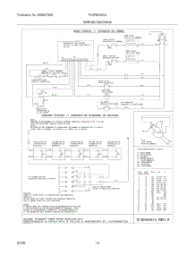 14 - Wiring Diagram parts for Frigidaire Range PLGF659GCA from AppliancePartsPros.com