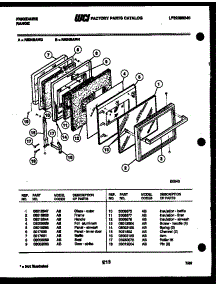 04 - Door Parts parts for Frigidaire Range RE34BAA4 from AppliancePartsPros.com