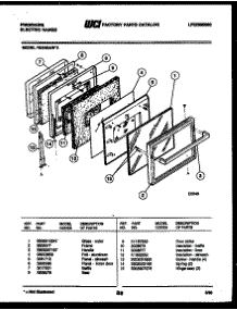 04 - Door Parts parts for Frigidaire Range RE34BAW5 from AppliancePartsPros.com