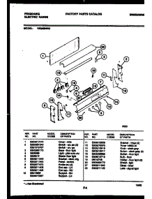 03 - Control Panel parts for Frigidaire Range RE36BNL3 from AppliancePartsPros.com