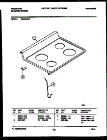 07 - Cooktop Parts parts for Frigidaire Range RE36BNL3 from AppliancePartsPros.com