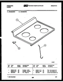 04 - Cooktop Parts parts for Frigidaire Range REG38BNL3 from AppliancePartsPros.com