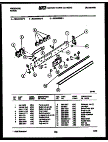 03 - Control Panel parts for Frigidaire Range REG433MDW2 from AppliancePartsPros.com