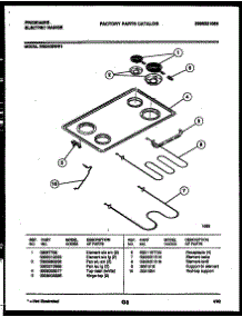 03 - Cooktop And Broiler Parts parts for Frigidaire Range REG435WRW1 from AppliancePartsPros.com