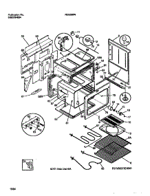03 - Body parts for Frigidaire Range REG38BNW4 from AppliancePartsPros.com