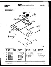 04 - Cooktop And Broiler Parts parts for Frigidaire Range REG433MDW5 from AppliancePartsPros.com